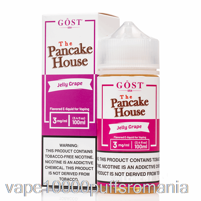 Vape Romania Jelly Grape - The Pancake House - Gost Vapor - 100ml 3mg